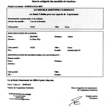 Lejlighed Le Repos Des Crins Noirs Esson